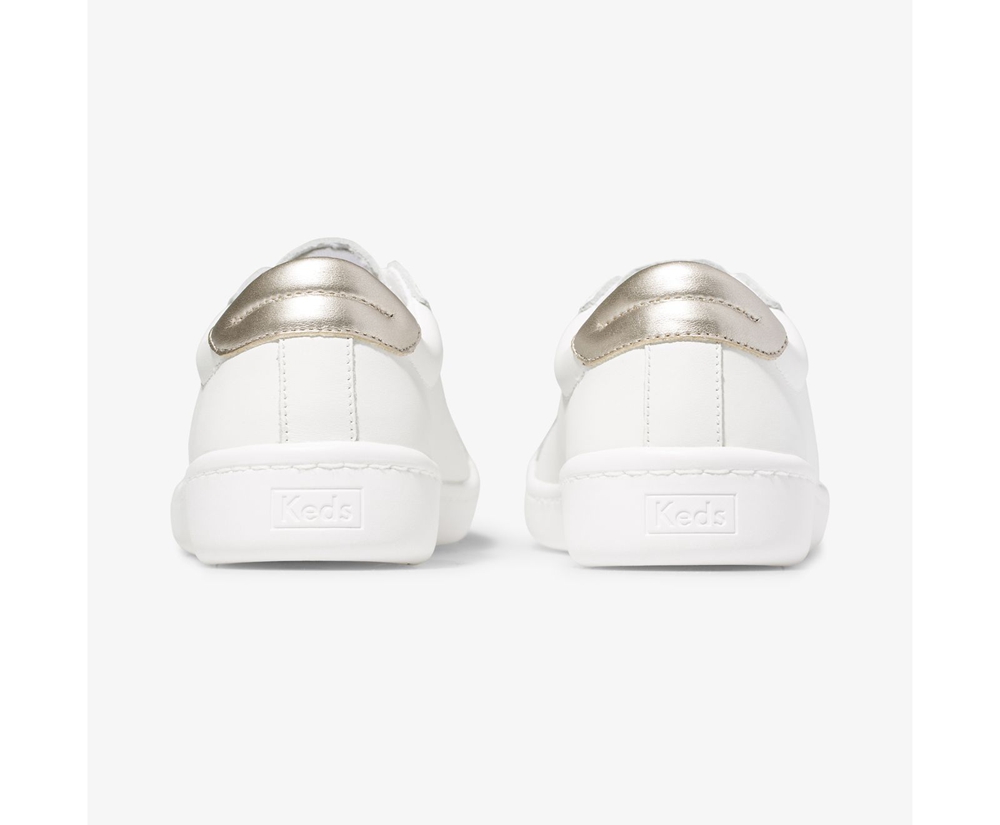 Keds Sneakers White - Ace Leather - Womens JFWKDY-861